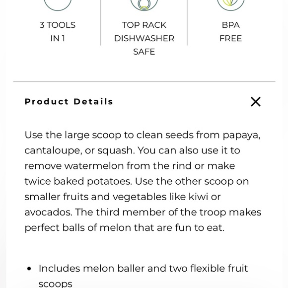 Chef’n Vibe Multi Use Scoop Set - Picture 4 of 5